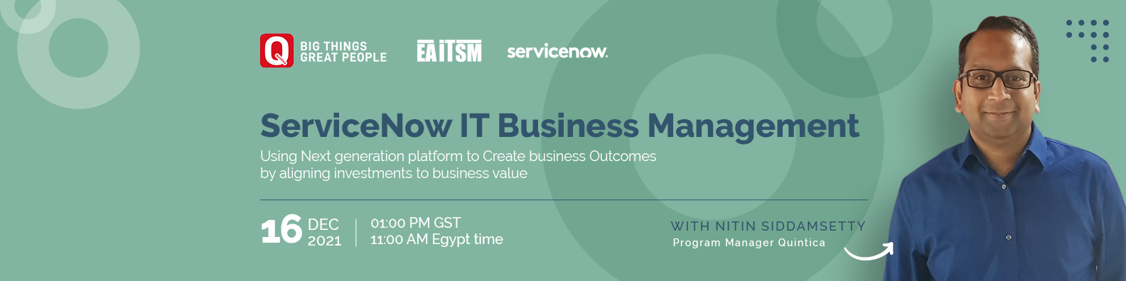 ServiceNow Webinar - ServiceNow IT Business Management
